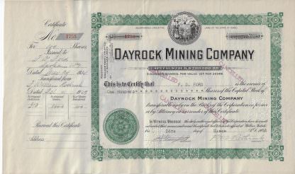 Dayrock Mining Company, Wallace, Idaho (1934)