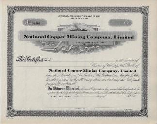 National Copper Mining Company, Limited, Idaho