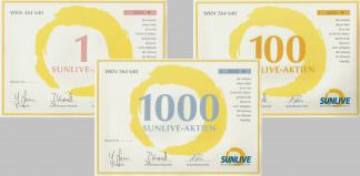 SUNLIVE Aktiengesellschaft, Starzach, 1999