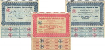 Banque Hypothecaire et Fonciere de Paris S.A. (1928-1931)