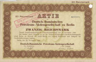 Deutsch-Rumänische Petroleum-Aktiengesellschaft zu Berlin, 1924