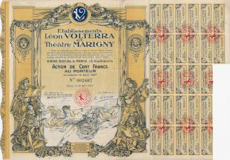 Etablissements Leon Volterra et Theatre Marigny, 1927