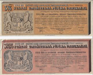 Statni Umoritelna Pujcka Unifikacni/Staatliche amortisierbare Unifizierungsanleihe (1936)