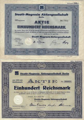 Steatit-Magnesia Aktiengesellschaft Berlin