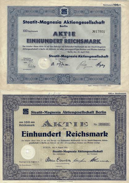 Steatit-Magnesia Aktiengesellschaft Berlin