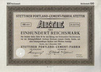 Stettiner Portland-Cement-Fabrik, Stettin (1928)