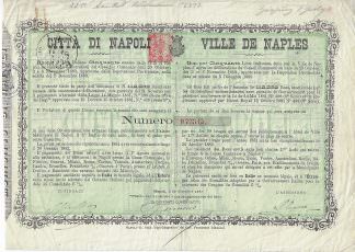 Citta di Napoli (Ville de Naples), 1881