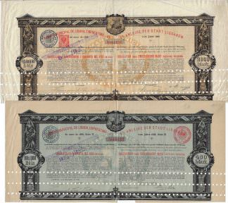 4 % Anleihe der Stadt Lissabon (Camara Municipal de Lisboa), 1886