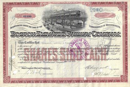 Boston Elevated Railway Company, 1916