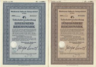 Mitteldeutsche Stahlwerke Aktiengesellschaft in Riesa, 1941