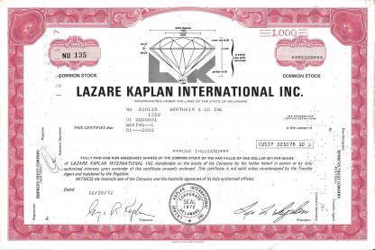 Lazare Kaplan International Inc.