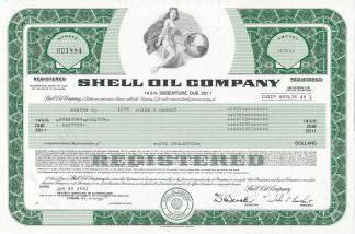 Shell Oil Company 1981, 14 1/4% Debenture due 2011