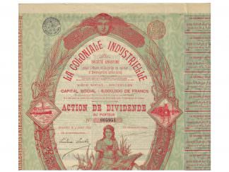 La Coloniale Industrielle S.A., 1899