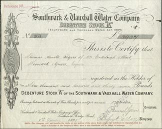 Southwark & Vauxhall Water Company, 1895