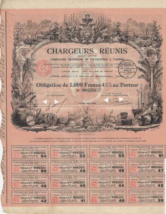Chargeurs Reunis S.A., 1930 - Schifffahrtsunternehmen