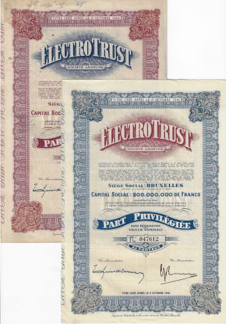 ElectroTrust S.A., 1950