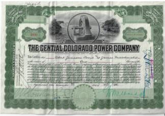 The Central Colorado Power Company, 1910