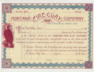 Montana Fire-Clay Company, 1880er Jahre, Butte City