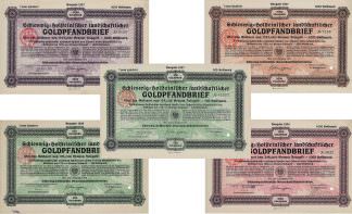 Schleswig-Holsteinischer landschaftlicher Goldpfandbrief, 1926-1927