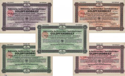 Schleswig-Holsteinischer landschaftlicher Goldpfandbrief, 1926-1927