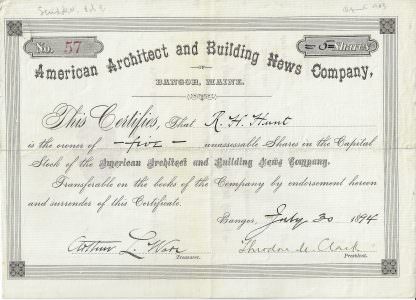 American Architect and Building News Company, 1894