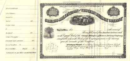Chicago Millington and Western Railway Company, ca. 1870-1879