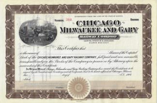 Chicago, Milwaukee and Gary Railway Company, 1908