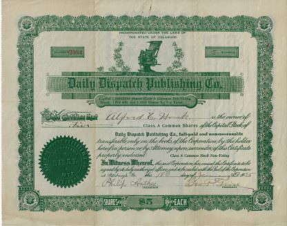 Daily Dispatch Publishing Co., 1925