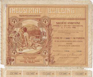 Industrial Building Company of Egyt S.A., 1912