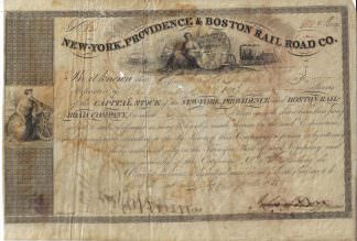 New York, Providence & Boston Rail Road Co., 1835