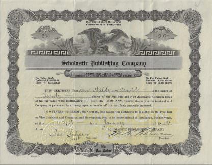 Scholastic Publishing Company, 1931