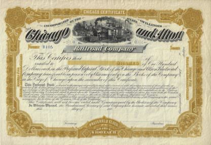 The Chicago and Alton Railroad Company, 1880er Jahre