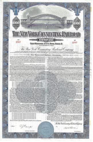 The New York Connecting Railroad Company, First Mortgage 2,875% Bond, Series B (1945)