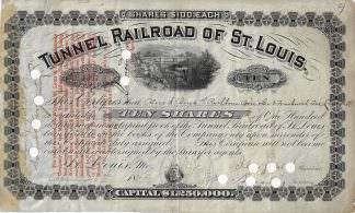Tunnel Railroad of St. Louis, 1881