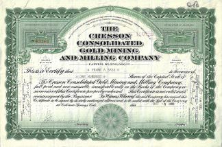 The Cresson Consolidated Gold Mining and Milling Company