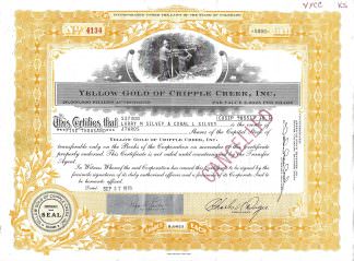 Yellow Gold of Cripple Creek, Inc.
