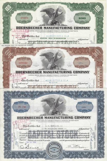 Doernbecher Manufacturing Company, Portland, Oregon