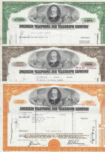 AT&T American Telephone and Telegraph Company