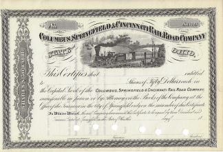 Columbus, Springfield & Cincinnati Rail Road Company
