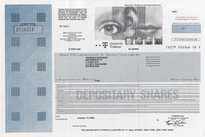 Deutsche Telekom Aktiengesellschaft, 2002