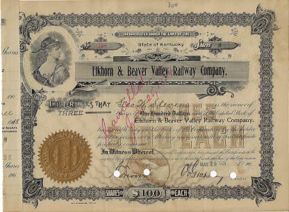 Elkhorn & Beaver Valley Railway Company