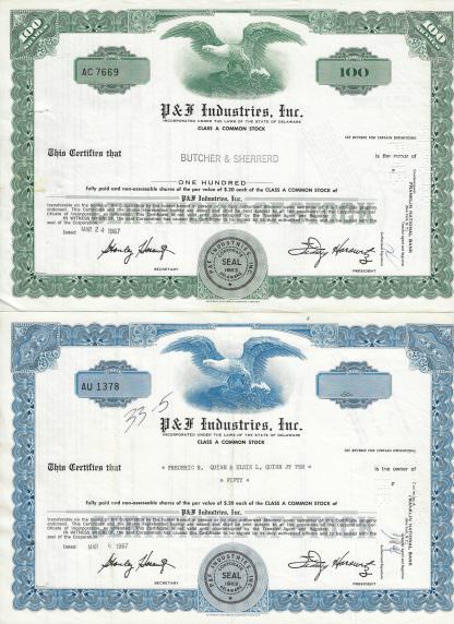 P&F Industries, Inc.