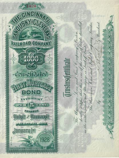 The Cincinnati, Sandusky and Cleveland Railroad Company, 1888 – Bild 3