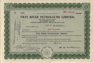 Twin River Petroleums Limited, 1948