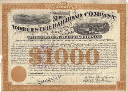 Worcester Railroad Company, 1876