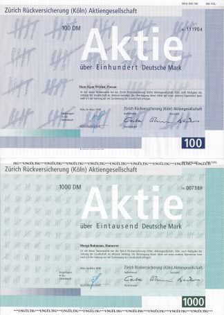 Zürich Rückversicherung (Köln) Aktiengesellschaft, 1998