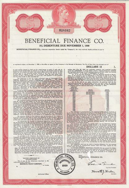 Beneficial Finance Co.
