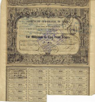 Compagnie Immobiliere de Paris, 1863