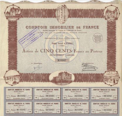 Comptoir Immobilier de France S.A.