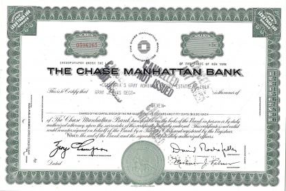 The Chase Manhattan Bank (heute: J.P.Morgan Chase)